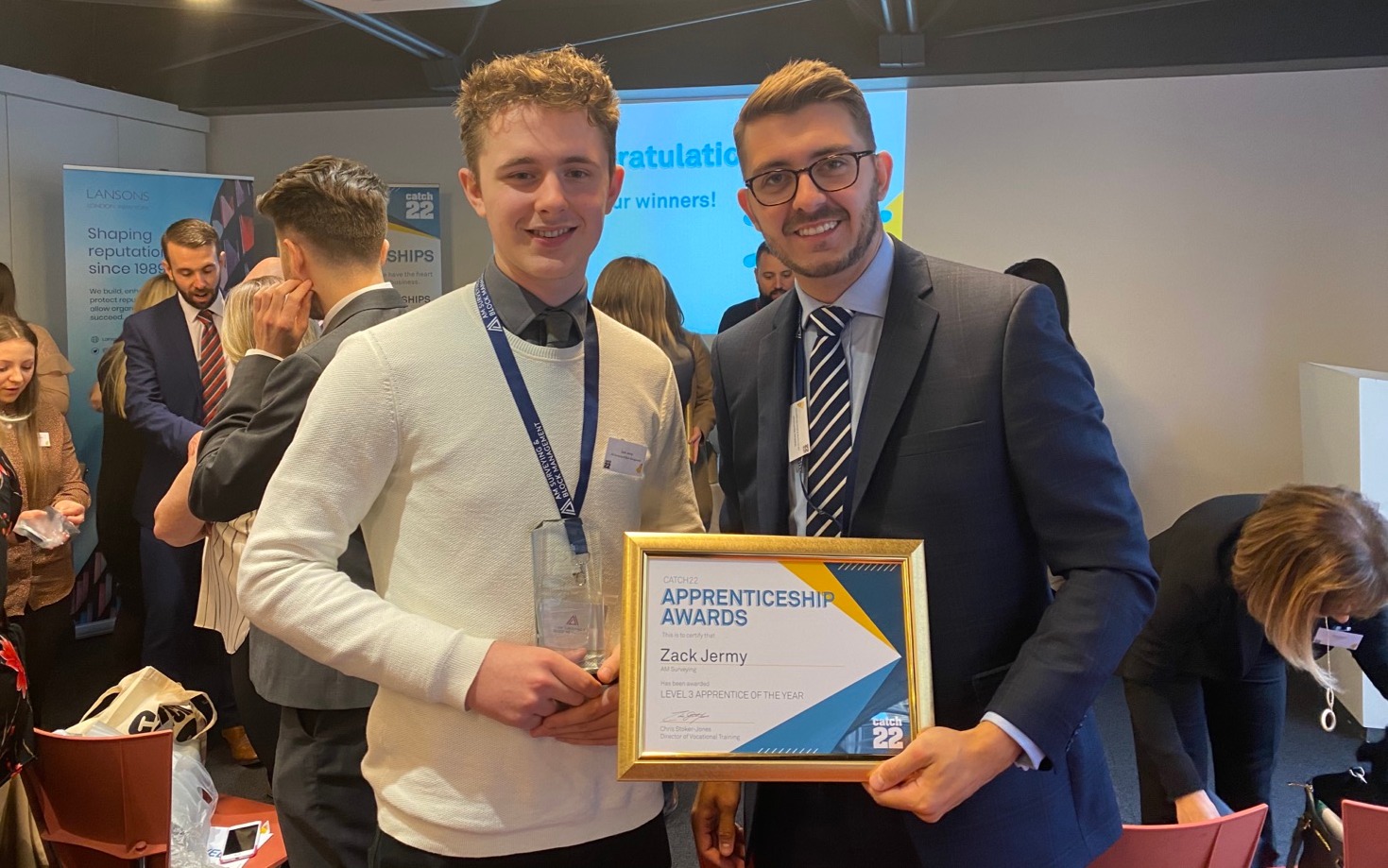 Zack Jermy Property Management Level 3 Apprentice of the Year 2020